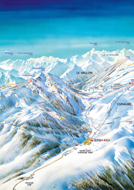 plan des pistes