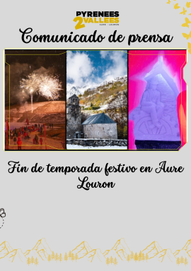 Comunicado de prensa Fin de temporada festiva en Aure Louron