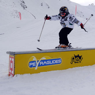 Ski freestyle station Peyragudes