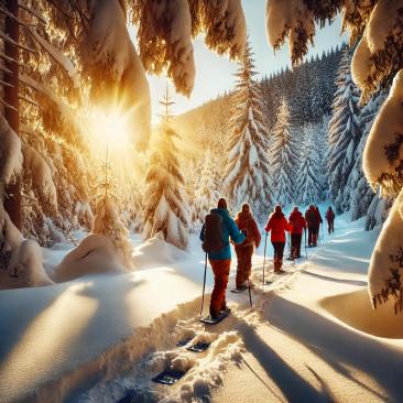 Balades en raquettes dans les stations de ski  
