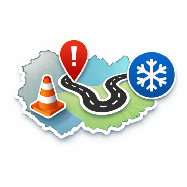 Información sobre carreteras y condiciones del tráfico