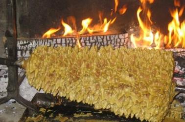 Fin de cuisson du Gâteau à la Broche (Copier)