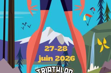 Affiche triathlon des pyrenees 2026 - 1