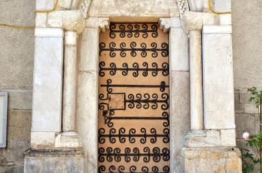 Portail de l'église de Cadéac