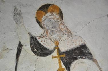 Peinture murale - église Saint-Calixte