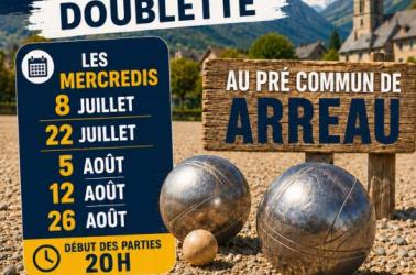 Concours Pétanque doublette Eté