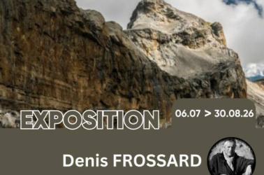 Affiche d'Exposition - Maison du Patrimoine - Denis Frossard