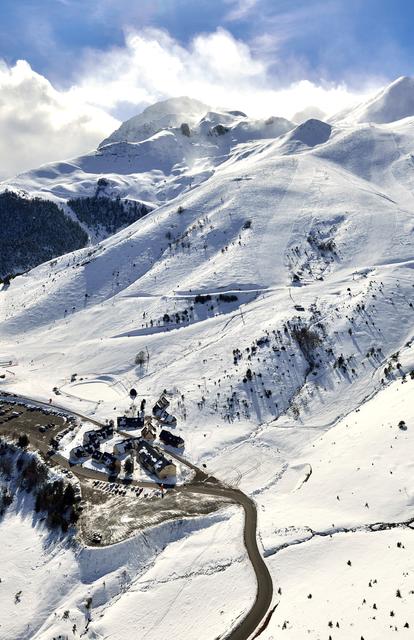 pistes de ski station Val Louron Pyrénées